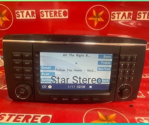 06-12 Mercedes W251 R320 Command Head Unit Navigation Radio CD Player OEMME107U - Thumbnail 2