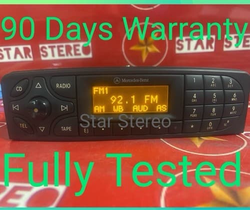 04-09 Mercedes Benz C350 CLK350 W203 In-Dash Radio A203 820 24 86 OEM ME111 u - Image 1