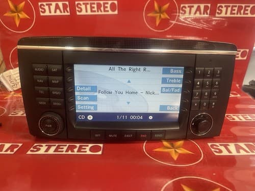 06-12 Mercedes W251 R320 Command Head Unit Navigation Radio CD Player OEMME107U - Thumbnail 3