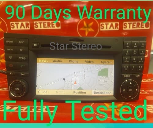 09-11 Mercedes W211 E350 CLS550 E550 Command Navigation Radio CD OEM. ME105U - Image 1