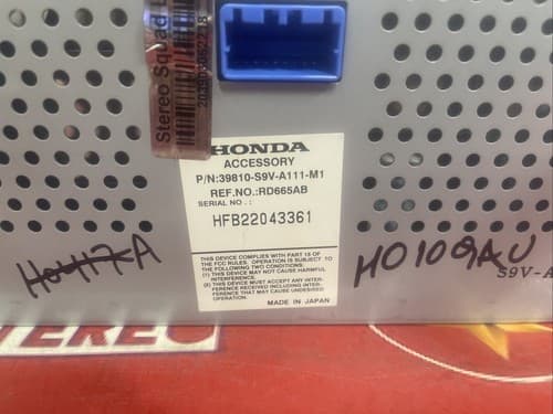 06 07 08 Honda Pilot Navigation Screen LCD Controls GPS 39810-S9V-A111-HO109AU - Thumbnail 7