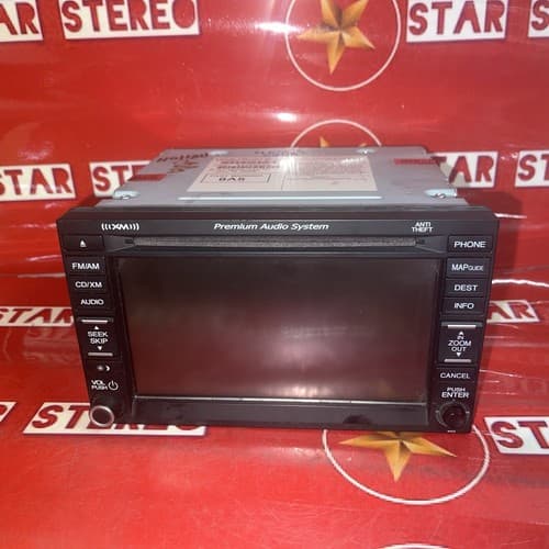 2012 Honda Civic Navigation Radio Display AM FM Sat XM CD Stereo GPS 9AC8 HO112U - Thumbnail 3