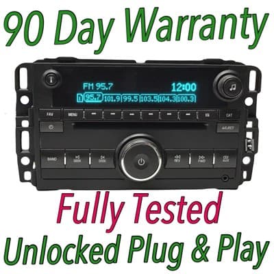 Chevrolet GMC Buick Radio Stereo 25974803 MP3 CD Player AUX OEM 25974803 GM179U - Image 1