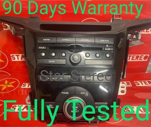 2011-2013 Honda Odyssey Am Fm Cd Player Radio 39100-TK8-A320 1PU0 HO125U - Image 1