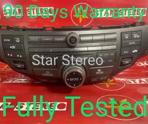 2011 2012 HONDA ACCORD NAVIGATION RADIO RECIEVER 39100-TA0-A921-M1 3TB1 HO122U - Image 1