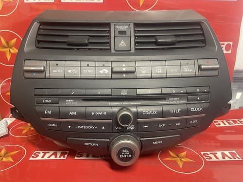 2010 Honda Accord 6-CD/MP3/AM/FM 3PAE **Premium Audio** 39100-TA0-L411-M1 HO123U - Thumbnail 3