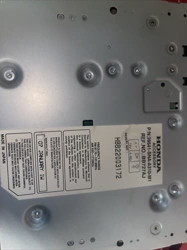 HONDA CIVIC HYBRID OEM XM Navigation Radio GPS 6 Disc CD Player 2AC4 HO118U - Thumbnail 5