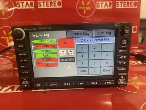 HONDA CIVIC HYBRID OEM XM Navigation Radio GPS 6 Disc CD Player 2AC4 HO118U - Thumbnail 2