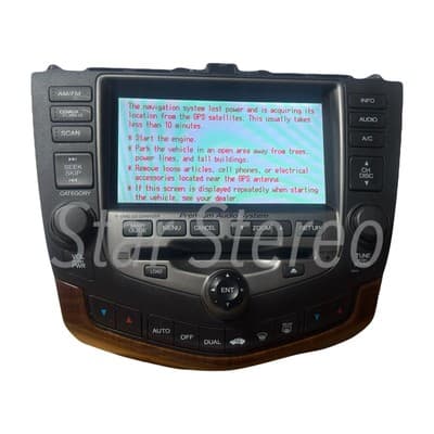 03-07 Honda ACCORD 6CD Player AC DASH NAVIGATION GPS MAP SCREEN 2GY3 HO143U - Thumbnail 4