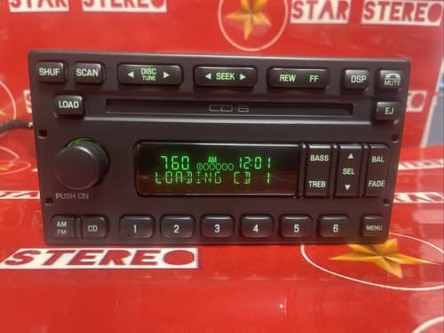 "FO608" Ford AM FM Radio 6cd changer 2L8T-18C815-AA FO269U - Thumbnail 3