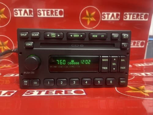 "FO608" Ford AM FM Radio 6cd changer 2L8T-18C815-AA FO269U - Thumbnail 7