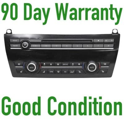 2013-2015 OEM BMW F01 F02 AC Heated Seats Climate Radio CD Control Panel CERAMIC - Image 1