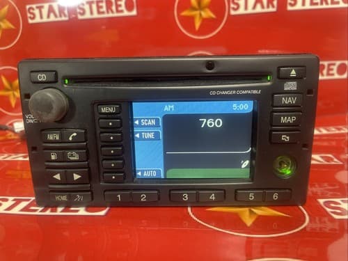 06-2007 Ford Escape Mercury Mariner AM FM CD w Navigation 6M6T-18K931-AE FO230U - Thumbnail 5