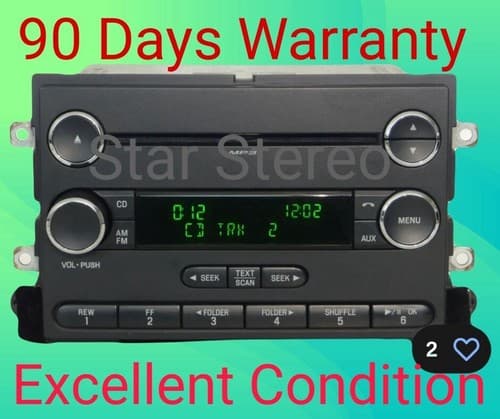 FORD Explorer Radio MP3 CD Player OEM AM FM Receiver Stereo Auxiliary Fo115U - Image 1