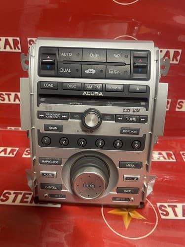 05 - 2008 Acura RL Navigation CD DVD MP3 Climate Ctrl 39100-SJA-A002 4XL0 AC121U - Thumbnail 2