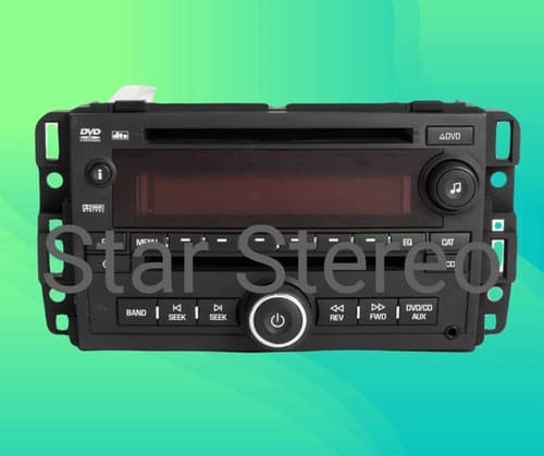 2007 Saturn Outlook OEM Radio MP3 DVD CD Player Auxiliary Input 25802327 GM108U - Thumbnail 2