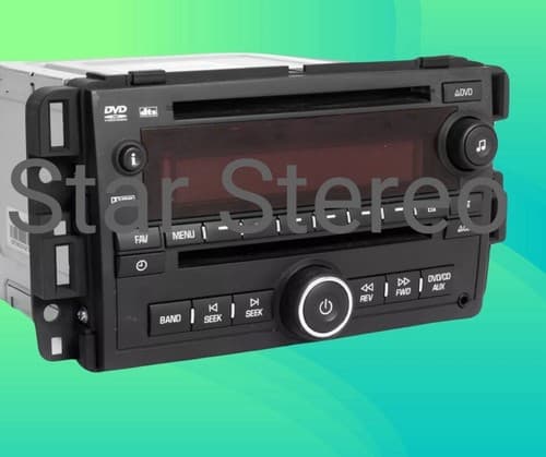 2007 Saturn Outlook OEM Radio MP3 DVD CD Player Auxiliary Input 25802327 GM108U - Thumbnail 3