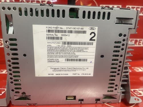 2013 FORD EDGE radio receiver AM-FM-CD-MP3 DT4T-19C107-BB OEM FO261U - Thumbnail 5