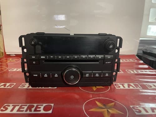 GMC Chevy Truck Radio 2009-12 AM FM MP3 CD w Aux Input 25974803 Metal - GM107U - Thumbnail 2