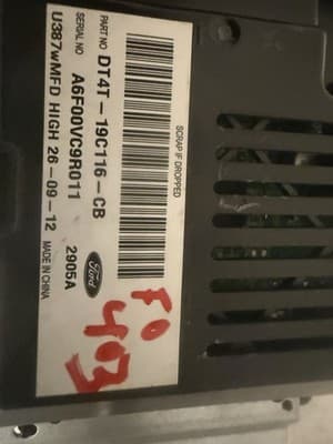 2013 Ford Edge 4.2 Information Display Screen DT4T-19C116-CB OEM FO403AU - Thumbnail 5