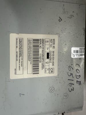 2005 2006 ACURA MDX Radio 6 CD AM FM XM Satellite Receiver 39100-S3V-A540 AC152U - Thumbnail 5