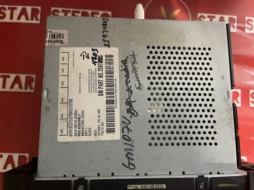 GMC Chevy Truck Radio 2009-12 AM FM MP3 CD w Aux Input 25974803 Metal - GM107U - Thumbnail 4