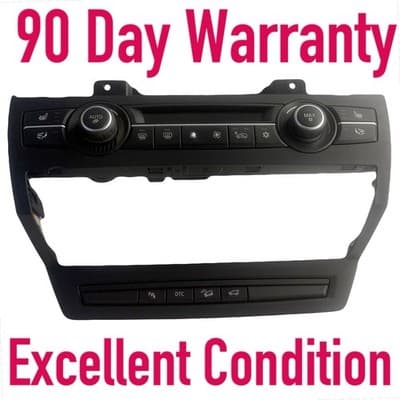 ✅ BMW E70 E71 X5 X6 CENTER DASH AC CLIMATE TEMPERATURE CONTROL SWITCH PANEL OEM - Image 1
