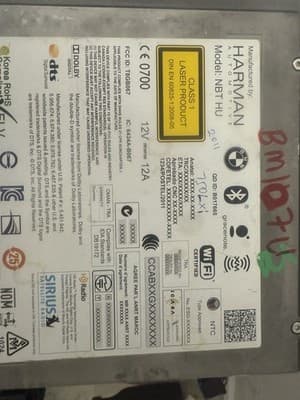 2013 BMW 750i Alpina B7 AM FM CD DVD Player NAVIGATION 65129318751 OEM - Thumbnail 5