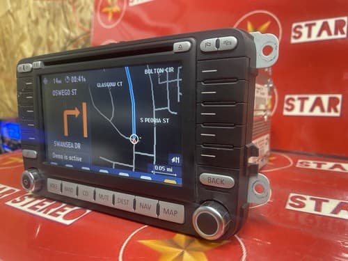 2005 - 2009 Volkswagen OEM Navigation Radio DVD Display Screen 1K0035 197D VW124 - Thumbnail 3