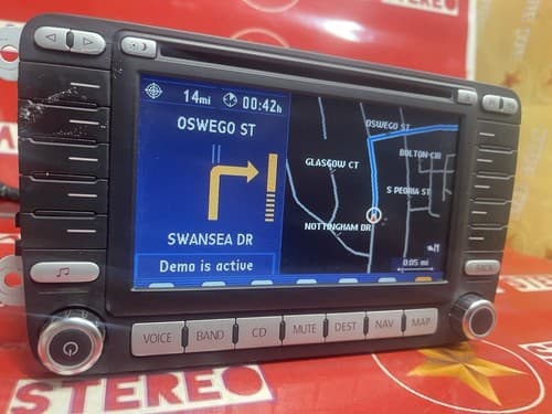 2005 - 2009 Volkswagen OEM Navigation Radio DVD Display Screen 1K0035 197D VW124 - Thumbnail 2