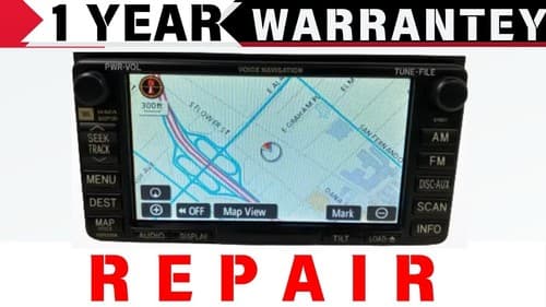 REPAIR SERVICE Toyota Navigation GPS E7007 Radio 4 CD Player DVD Drive stereo - Thumbnail 2