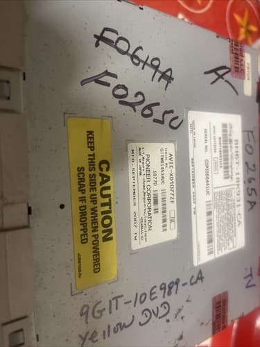 LINCOLN THX Navigation Radio Stereo 6 Disc MP3 CD Player 8H6T-18K931-CA FO265U - Thumbnail 6