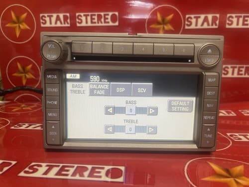 LINCOLN THX Navigation Radio Stereo 6 Disc MP3 CD Player 8H6T-18K931-CA FO265U - Thumbnail 2