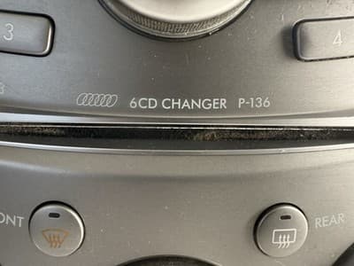 2006-2007 SUBARU Tribeca FACE Plate for 6 Disc MP3 CD Player P-136 86213XA03А - Thumbnail 4