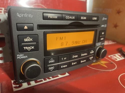 08 2008 Kia Rondo AM FM 6 disc CD radio receiver 96170-1D1013W KI161U - Thumbnail 4