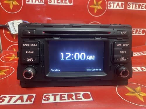 2016-2018 Kia Optima AM FM CD Player Receiver 96180-D5100WK OEM KI163U - Thumbnail 5