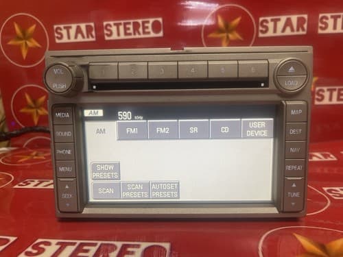 LINCOLN THX Navigation Radio Stereo 6 Disc MP3 CD Player 8H6T-18K931-CA FO265U - Thumbnail 4