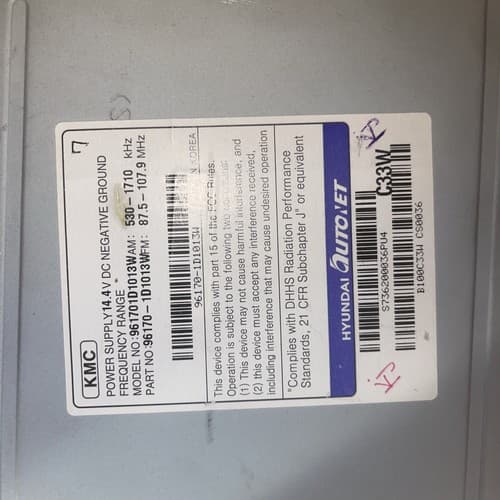 08 2008 Kia Rondo AM FM 6 disc CD radio receiver 96170-1D1013W KI161U - Thumbnail 6