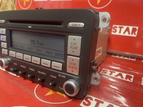 2006-2007 Volkswagen Golf Jetta Am Fm Cd Player Radio 1K0 035 180 G OEM VW111U - Thumbnail 2