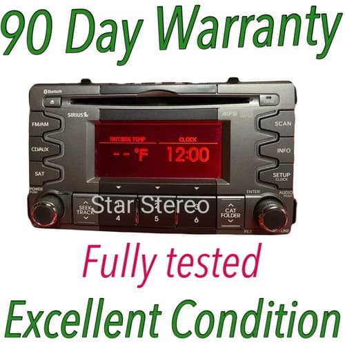 2010-11 Kia Soul Grey Radio Mp3 CD Player Bluetooth 96150-2K205AMAL OEM KI126AU - Image 1