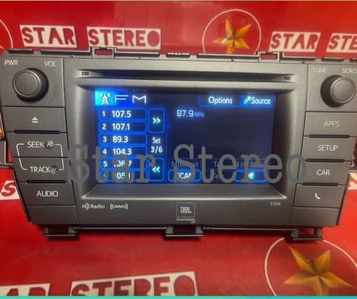 2012-2015 Toyota Prius Radio Display and Receiver ID 57034 OEM 86140 47180 TO150 - Thumbnail 3