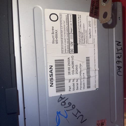 2009 2010 Nissan ALTIMA BOSE Radio RDS MP3 CD Player PY05F 09 10 NI176AU - Thumbnail 5