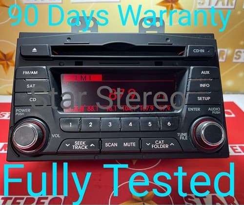 2011-2013 Kia Optima AM FM XM Radio mp3 Single CD Player 96170-2T651CA KI115CU - Image 1