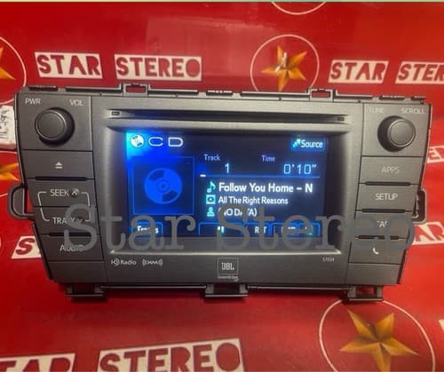 2012-2015 Toyota Prius Radio Display and Receiver ID 57034 OEM 86140 47180 TO150 - Thumbnail 5