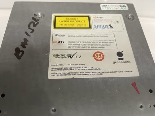 2010-2013 BMW 550I GT - Satellite Radio Navigation Tuner 65129289257 OEM BM152U - Thumbnail 4