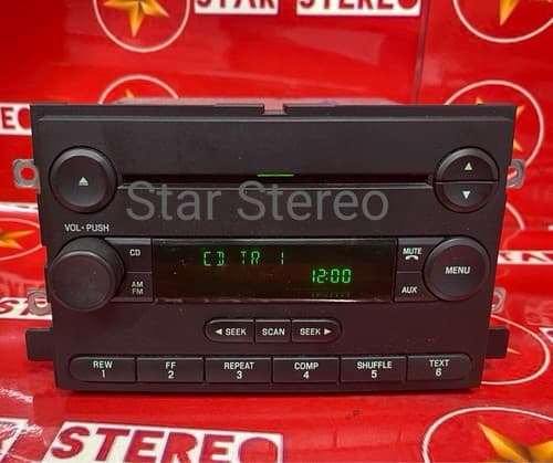 04 FORD F150 New Style AM FM CD Player Radio Stereo Receiver 4L3T18C869GE FO150U - Thumbnail 2