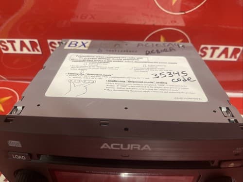 05 06 ACURA MDX Navigation System Radio 6 CD Player 39100-S3V-A250 AC105AU - Thumbnail 4