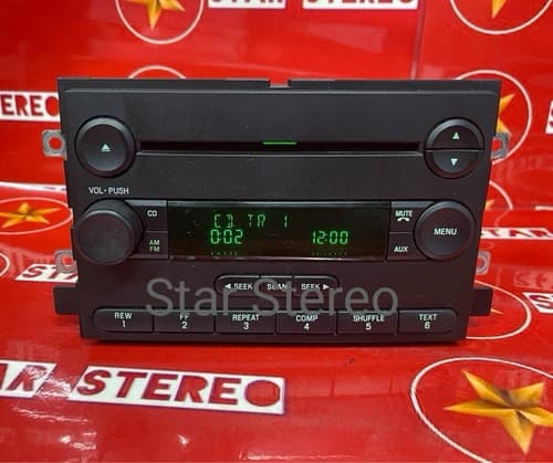 04 FORD F150 New Style AM FM CD Player Radio Stereo Receiver 4L3T18C869GE FO150U - Thumbnail 3
