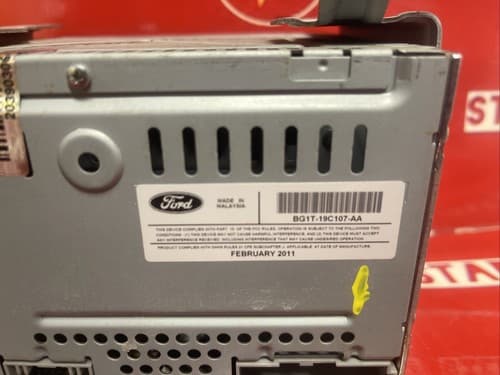 Radio Receiver AM-FM-CD-MP3 Fits 2011-2012 Ford Taurus BG1T19C107AA FO256U - Thumbnail 5