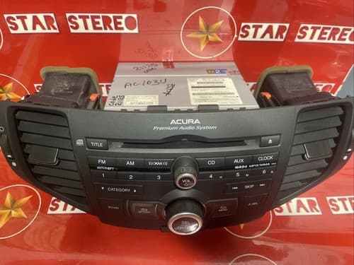2009 Acura TSX FM AM CD Player OEM Radio Head Unit 39100-TL2-A000 1XA3 AC103U - Thumbnail 3
